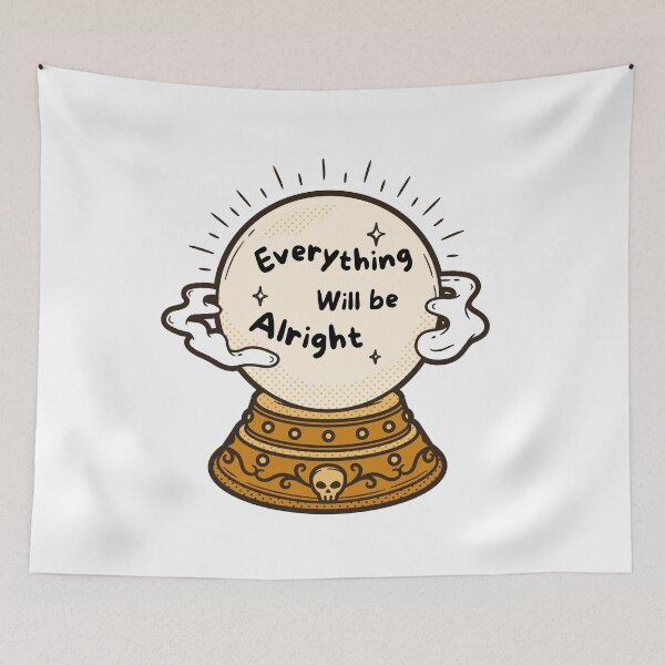 Item preview, Crystal Ball - Everything Will Be Alright  designed and sold by HuesMeows.