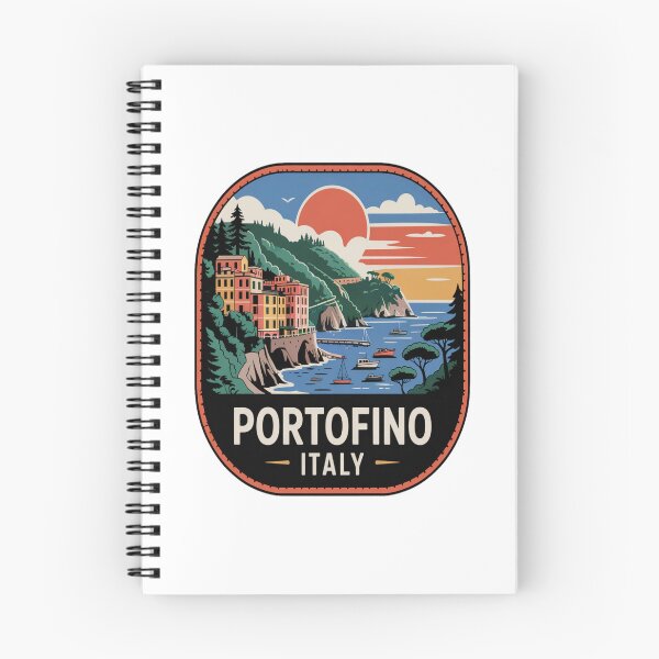 Item preview, Portofino Italy Vintage Adventure Patch Sticker designed and sold by stickercuffs.