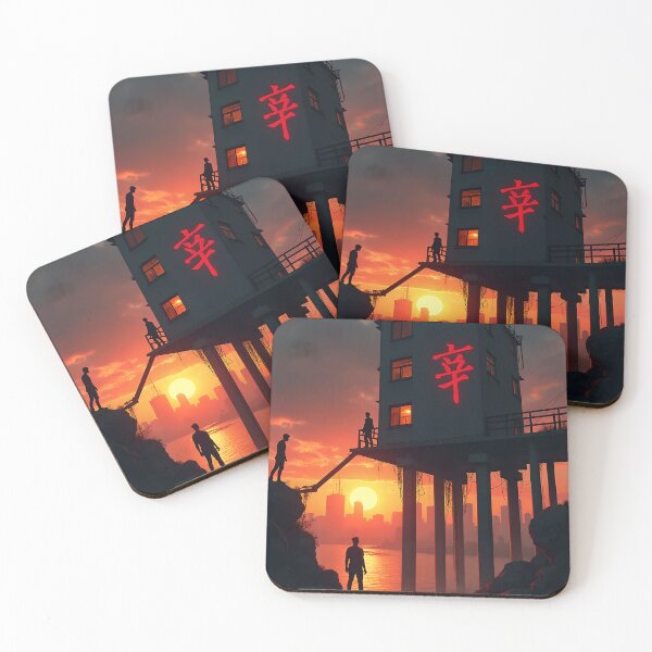 Item preview, Sunset on Stilts designed and sold by stableImaginarium.