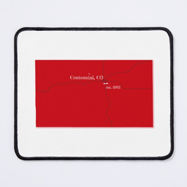 Item preview, Centennial, CO [Red] designed and sold by PhilbonianDezin.