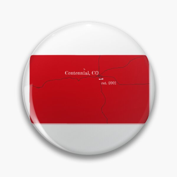 Item preview, Centennial, CO [Red] designed and sold by PhilbonianDezin.