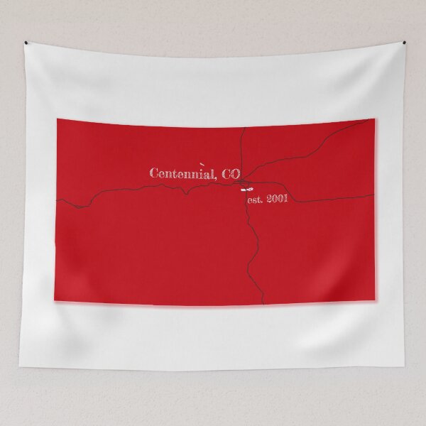 Item preview, Centennial, CO [Red] designed and sold by PhilbonianDezin.
