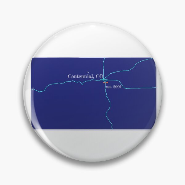 Item preview, Centennial, CO [Blue] designed and sold by PhilbonianDezin.