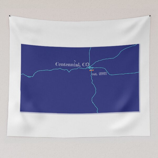Item preview, Centennial, CO [Blue] designed and sold by PhilbonianDezin.