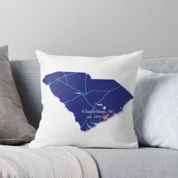 Artikelvorschau, Charleston, SC [Blau] entworfen und verkauft von PhilbonianDezin.