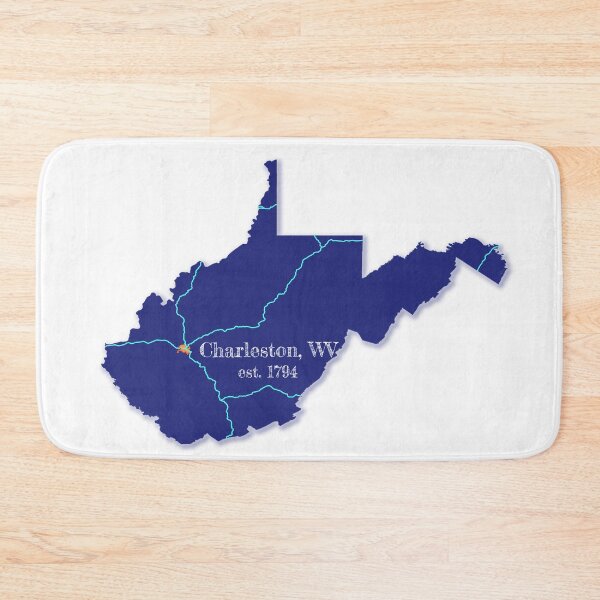 Artikelvorschau, Charleston, WV [Blau] entworfen und verkauft von PhilbonianDezin.