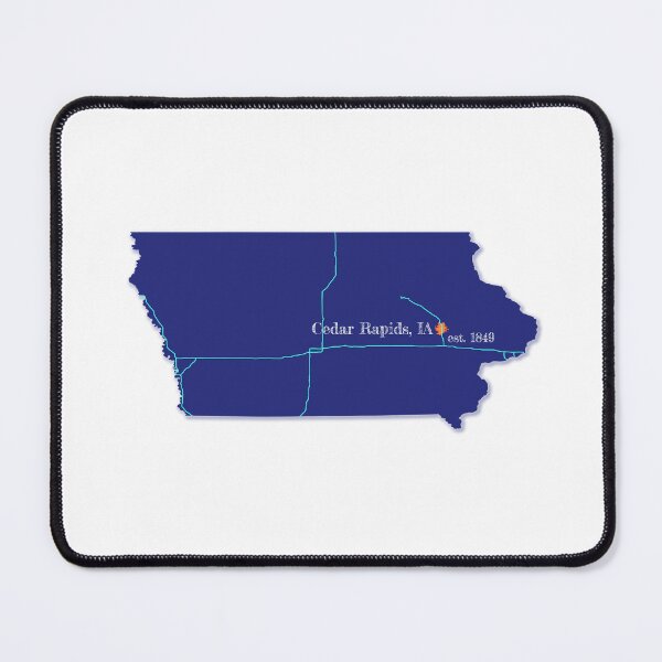 Item preview, Cedar Rapids, IA [Blue] designed and sold by PhilbonianDezin.