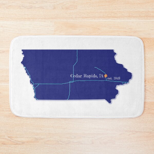 Item preview, Cedar Rapids, IA [Blue] designed and sold by PhilbonianDezin.