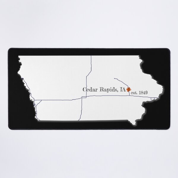 Item preview, Cedar Rapids, IA [White] designed and sold by PhilbonianDezin.