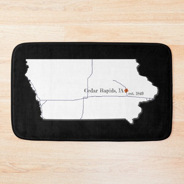 Item preview, Cedar Rapids, IA [White] designed and sold by PhilbonianDezin.