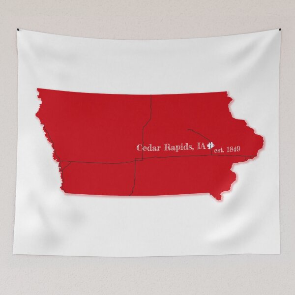 Item preview, Cedar Rapids, IA [Red] designed and sold by PhilbonianDezin.