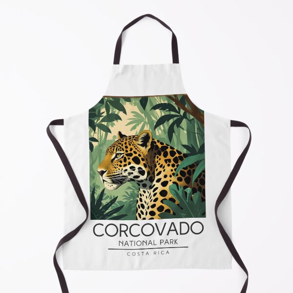 Item preview, A Vintage Illustration of Corcovado National Park - Costa Rica designed and sold by GoodOldVintage.