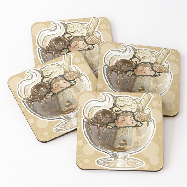 Item preview, Dean Summer ice cream in glass bowl designed and sold by Melle-OtterWise.