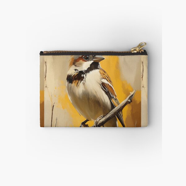 Item preview, Stunning House Sparrow bird Painting for Home & Office designed and sold by LazyOwlStore.