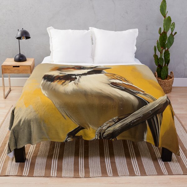 Item preview, Stunning House Sparrow bird Painting for Home & Office designed and sold by LazyOwlStore.