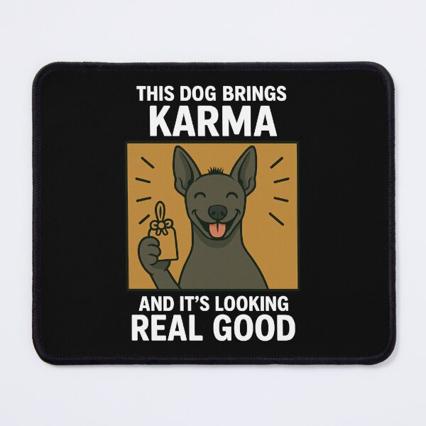 Item preview, Cute Xoloitzcuintli Xolo Good Karma Dog Lucky Mom Dad Kids designed and sold by FurryHavenPH.