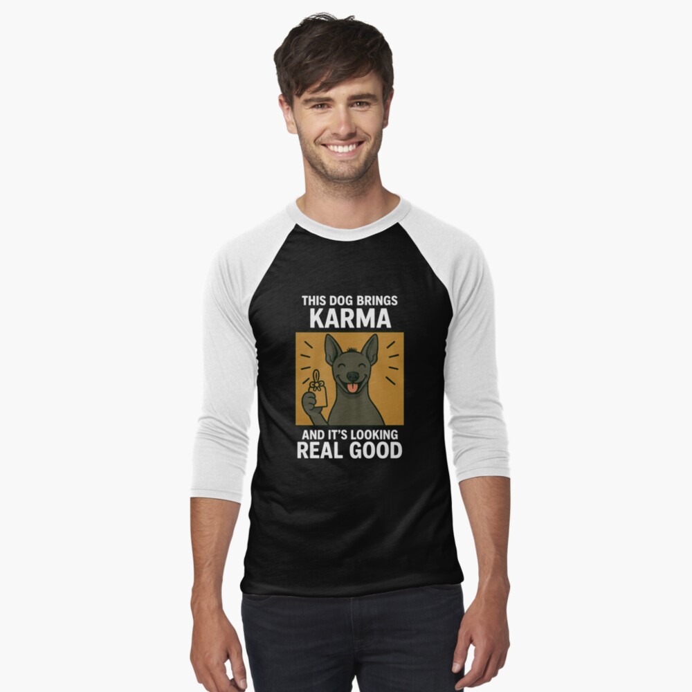 Vista previa del artículo con la obra «Camiseta ¾ estilo béisbol», diseñado y vendido por FurryHavenPH.