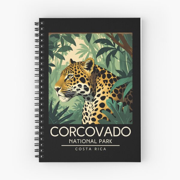 Item preview, A Vintage Illustration of Corcovado National Park - Costa Rica  designed and sold by GoodOldVintage.
