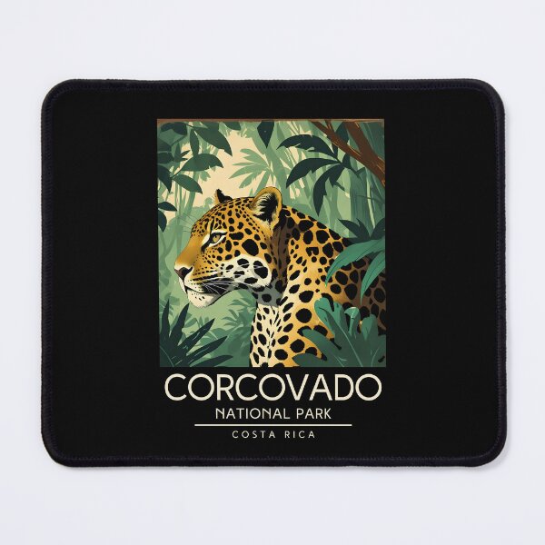 Item preview, A Vintage Illustration of Corcovado National Park - Costa Rica  designed and sold by GoodOldVintage.