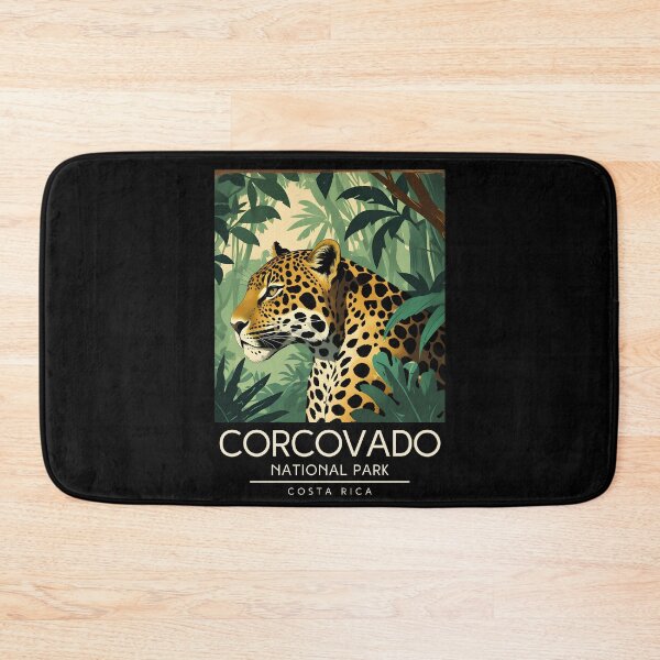 Item preview, A Vintage Illustration of Corcovado National Park - Costa Rica  designed and sold by GoodOldVintage.