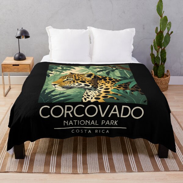 Item preview, A Vintage Illustration of Corcovado National Park - Costa Rica  designed and sold by GoodOldVintage.