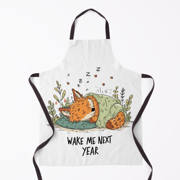 Item preview, cartoon fox lies under blanket with text designed and sold by DadGenX.