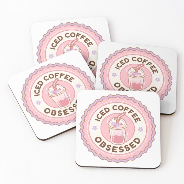 Item preview, Iced Coffee Obsessed  designed and sold by HuesMeows.