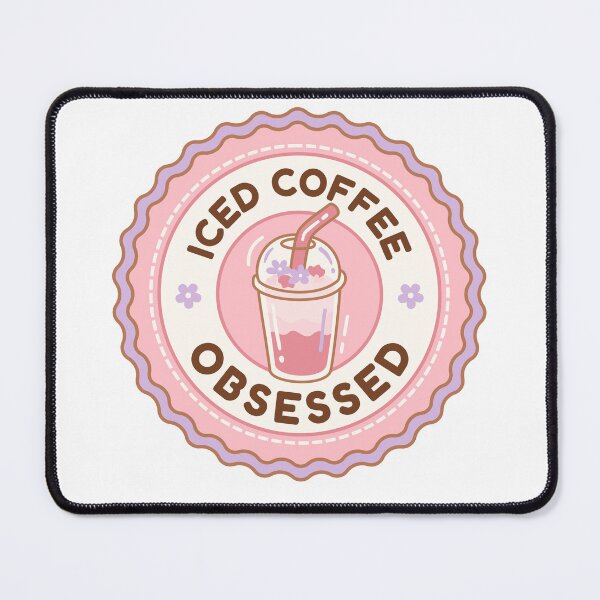Item preview, Iced Coffee Obsessed  designed and sold by HuesMeows.
