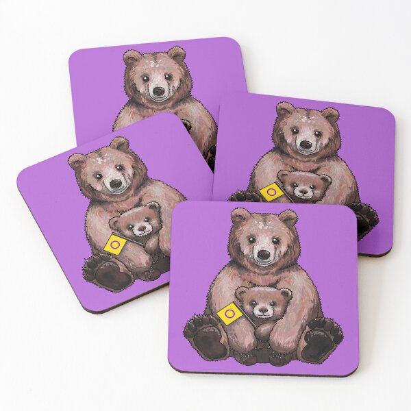 Item preview, Bear with Intersex Baby Bear designed and sold by Art by Veya.