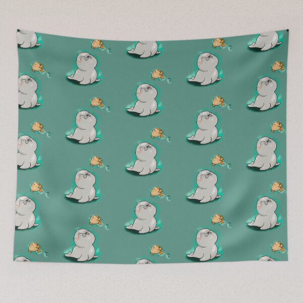 Item preview, Seal and fish designed and sold by UIUD.