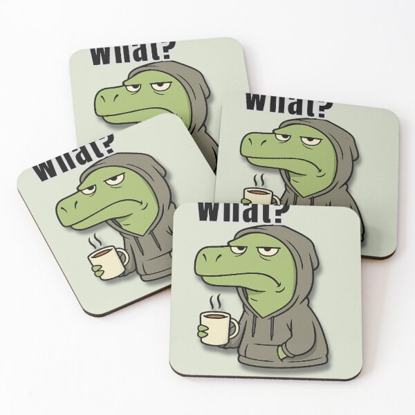 Item preview, Deadpan Dino: What? designed and sold by TenkaTees.