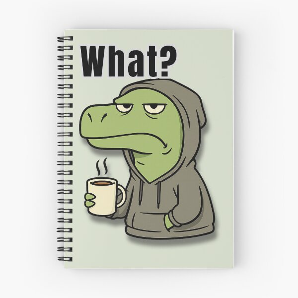 Item preview, Deadpan Dino: What? designed and sold by TenkaTees.