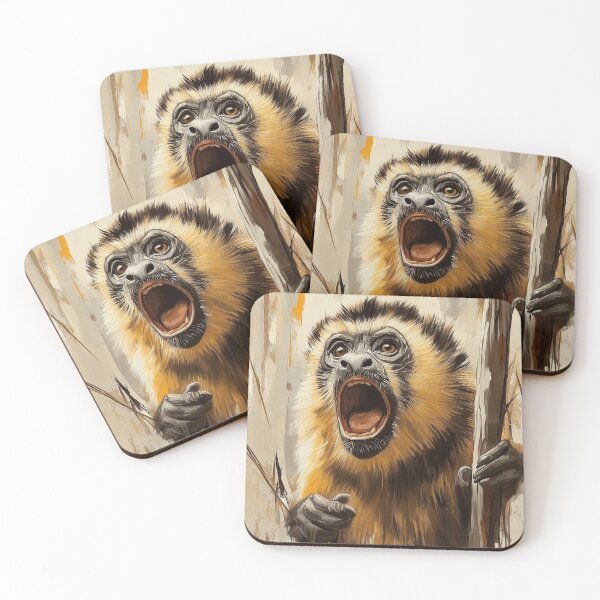 Item preview, Stunning Howler Monkey Painting for Home & Office designed and sold by LazyOwlStore.