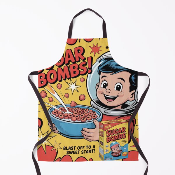 Item preview, Sugar Bombs Cereal Poster – Retro Fallout Style Ad designed and sold by BladVrt.