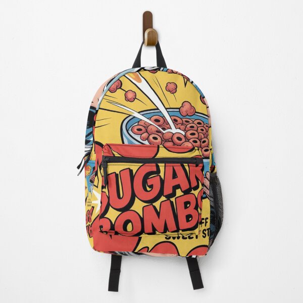 Item preview, Sugar Bombs Cereal Poster – Retro Fallout Style Ad designed and sold by BladVrt.