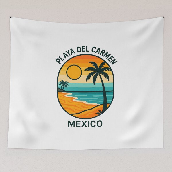 Item preview, Sun-Kissed Serenity - Playa del Carmen, Mexico designed and sold by inkNext.