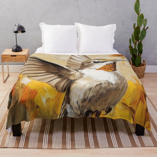 Item preview, Stunning Hummingbird Painting for Home & Office designed and sold by LazyOwlStore.