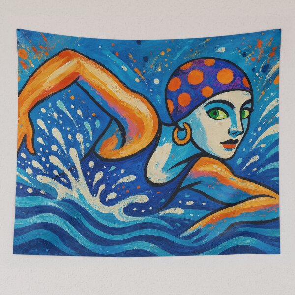 Item preview, Freedom in blue waves designed and sold by Sigtrix.