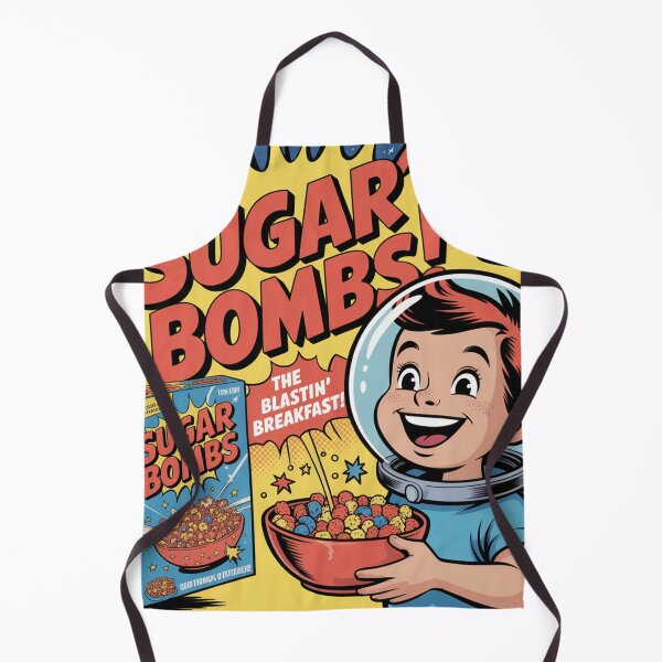 Item preview, Sugar Bombs Cereal Poster – Retro Fallout Style Ad designed and sold by BladVrt.