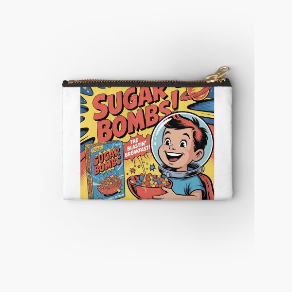 Item preview, Sugar Bombs Cereal Poster – Retro Fallout Style Ad designed and sold by BladVrt.