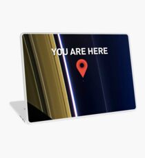 You are here - Pale Blue Dot Laptop Skin
