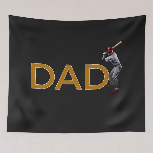 Item preview, Retro Baseball Dad Shirt – Bold Sports Father Gift with Batter Silhouette designed and sold by StyleFused.