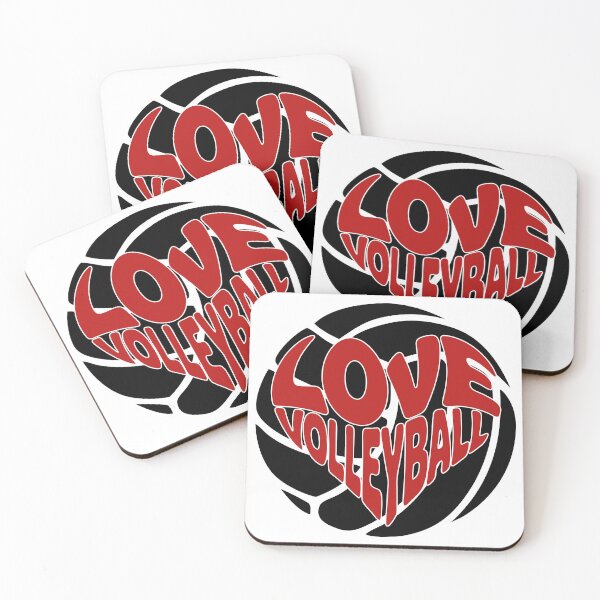 Item preview, Love Volleyball Heart Shape Typography – Vertical Design designed and sold by AFernandesDSG.