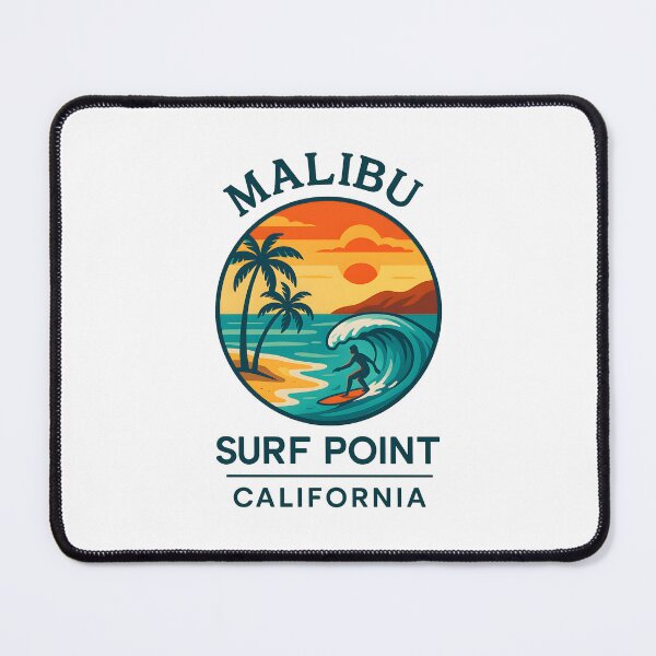 Item preview, Malibu Surf Point – Sunlit Coastal Dream - California designed and sold by inkNext.