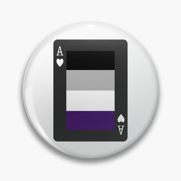 Item preview, Asexual Ace of Hearts designed and sold by LadyAce's.