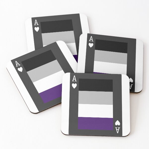 Item preview, Asexual Ace of Hearts designed and sold by LadyAce's.