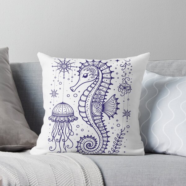 Item preview, Seahorses and jellyfish designed and sold by BiPasternak.