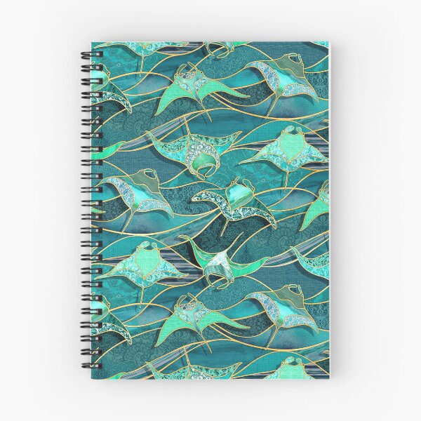 Item preview, Patchwork Manta Rays in Jade and Emerald Green designed and sold by micklyn.