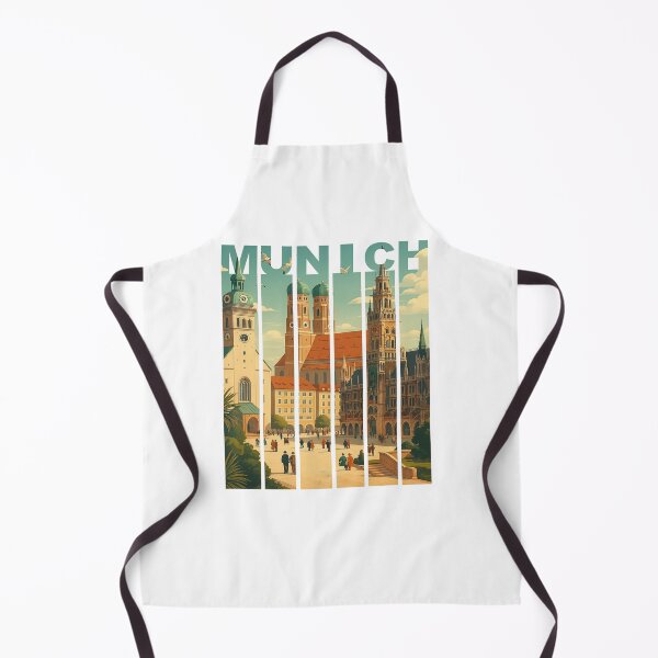 Item preview, Greetings from MUNICH Germany - Modern Colorful City View designed and sold by Earth Celebration Designs.