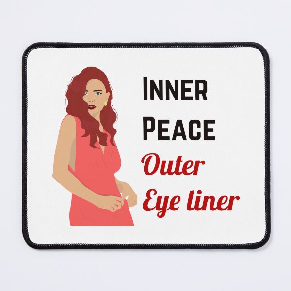 Item preview, Inner Peace, Outer Eyeliner | Stoic Mindset designed and sold by LexaArtworks.